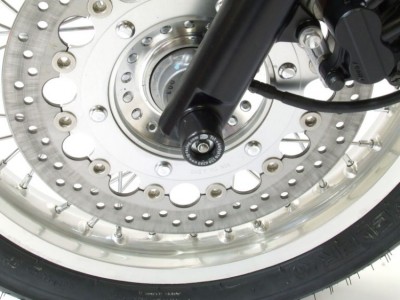 Chrániče přední vidlice, Triumph Thruxton '08-, Bonneville, Scrambler, černé